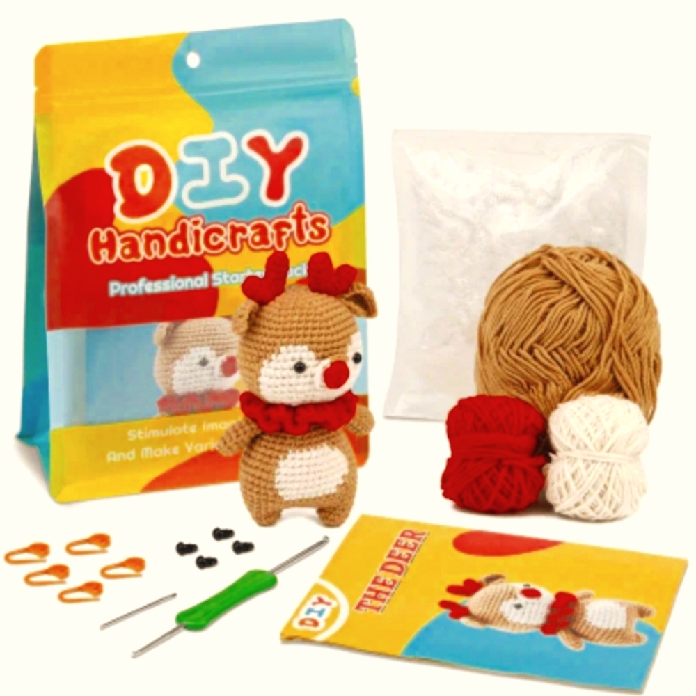 Baby Reindeer Crochet Kit - Picture 1 of 5
